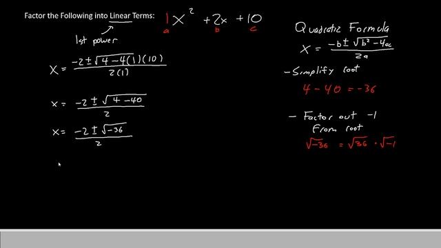 Math 171 EP 37   Factoring irreducible quadratic expressions