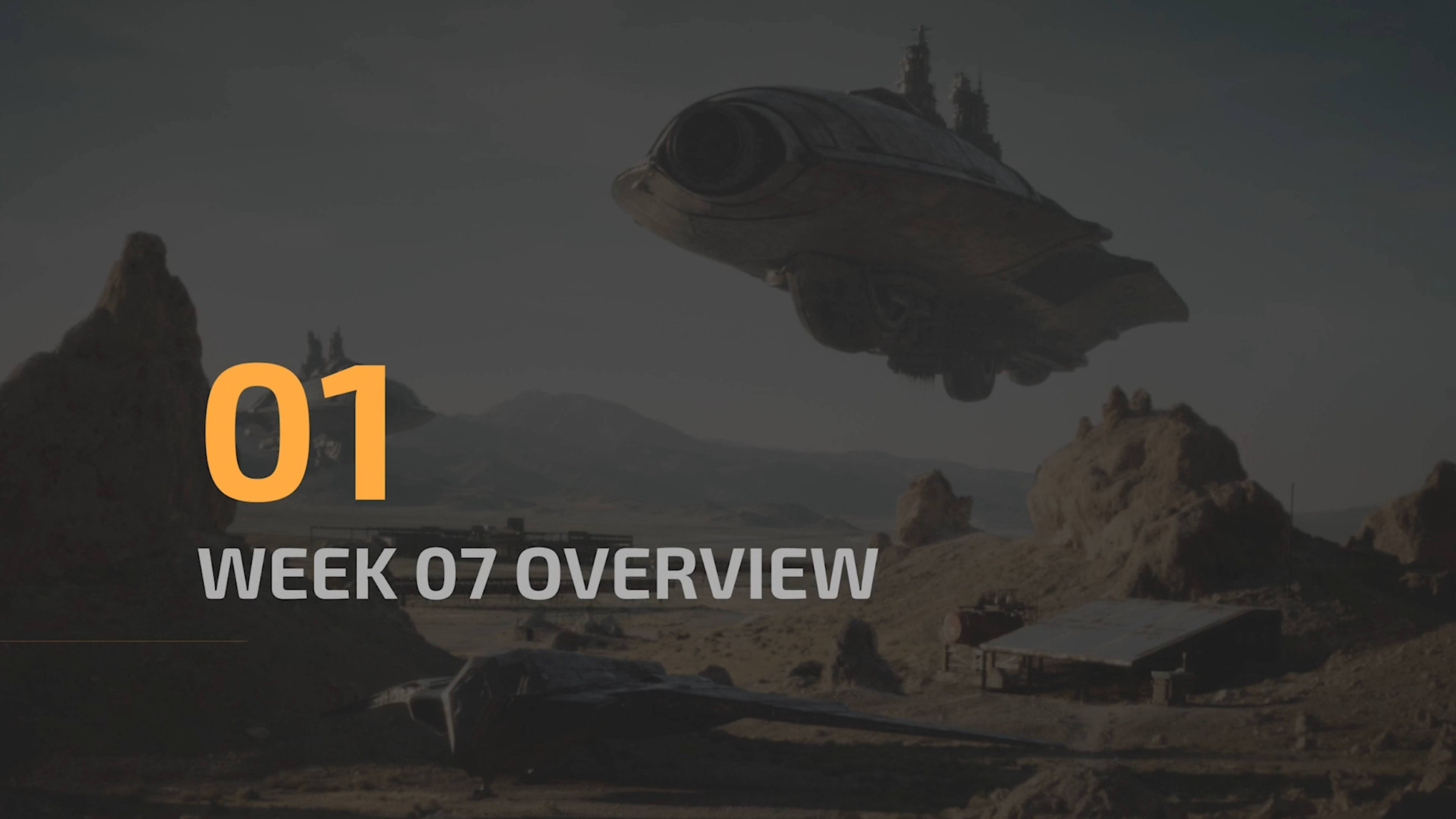 week 07 - 01 - Overview - Cinematic Lighting in Houdini
