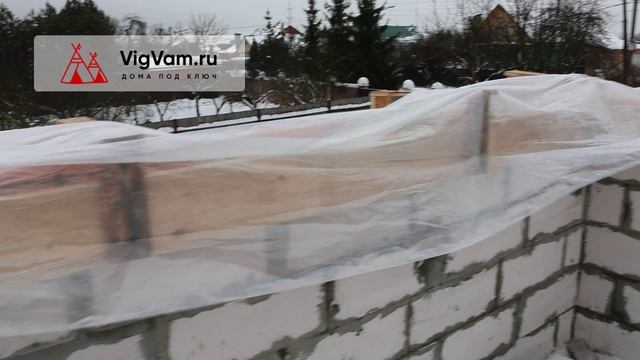 Строительство газобетонного дома в Носово