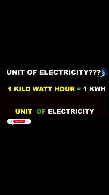 315. Meaning of 1 Unit Electricity|Power Consumption Calculation