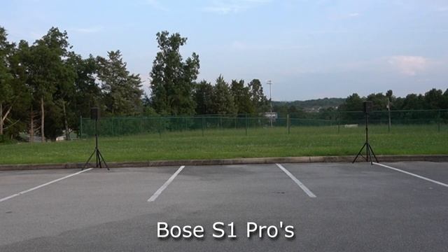 Bose S1 Pro vs JBL Eon Compact - Outdoor Sound Test