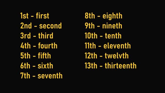 numbers: extra
