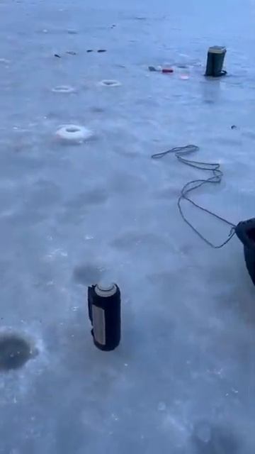 Там был чай. #рыбалка #волга #зимняярыбалка #водкагренадин #fishing #мормышка #скуффишинг