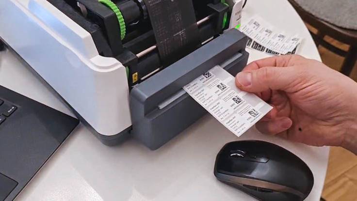 Печать ювелирных бирок с DataMatrix с помощью бесплатной программы ID-LabelPrinting GIIS