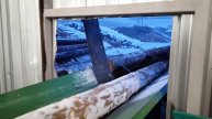 Подача в окрочный станок и на линию лесопиления