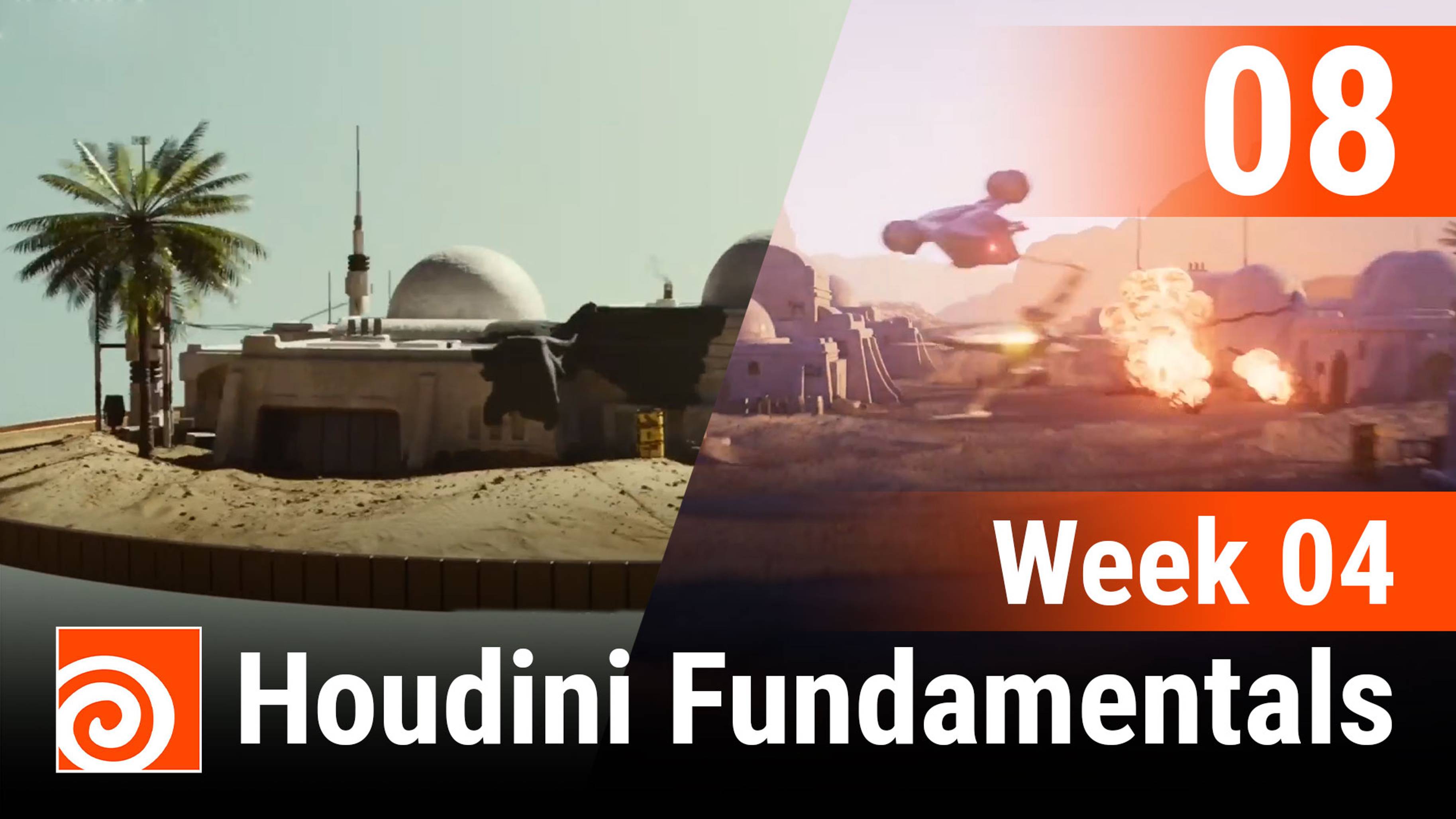 Week 04 - 08 - modeling the components part2 - Houdini Fundamentals