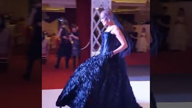 Марина Черкунова "Total" на показе Галии Ахматовой