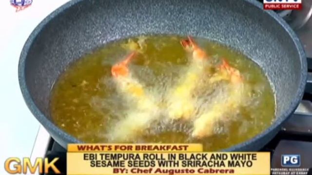 Spicy Salmon Roll; Ebi Tempura Roll | What's for Breakfast