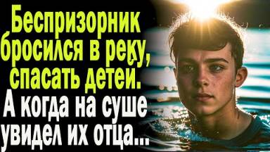 Беспризорник бросился в реку спасать детей. А когда на суще увидел их отца...