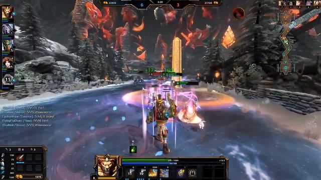 Smite  Убиваем противников за Анхура в режиме Штурм