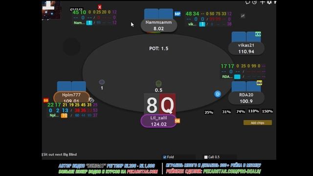 NL100 / ЧТО ОЗНАЧАЮТ МИНРЕЙЗЫ КОНТБЕТА от фишей на ривере