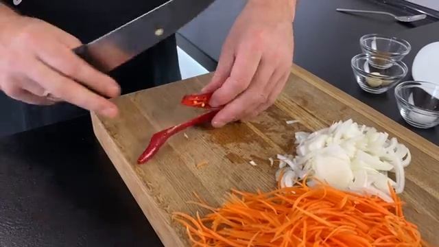 Хе из баклажанов пошаговый рецепт