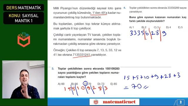 SAYISAL MANTIK (2022 KPSS - TYT  MATEMATİK  KONU ÖZETLİ SORU ÇÖZÜMÜ  HAYATİ ALKAN )
