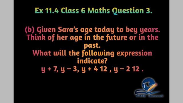 ALGEBRA||CHAPTER 11||PART 14||Exercise 11.4 Q.3||CBSE MATHEMATICS SOLUTIONS FOR CLASS 6 in Malayala