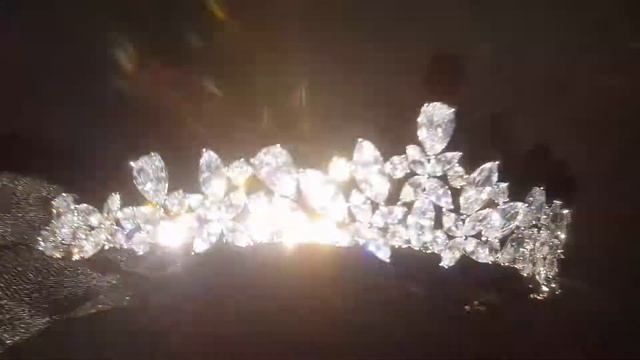Свадебная диадема тиара для невесты 3 см 0056