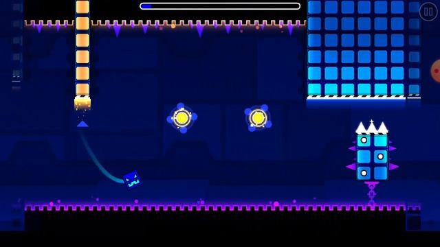 Нуб играет в Geometry Dash саб-зиро😜 ( Geometry Dash саб-зиро)