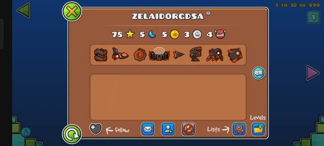 Добавляю подписчиков в друзья в Geometry dash 🤗🤗🤗 (2 часть)