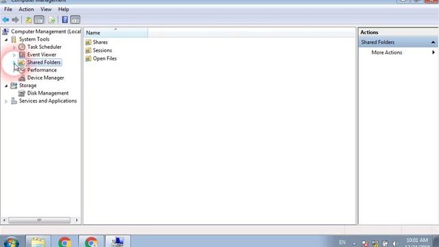 How to view a list with all shared network folders in Windows