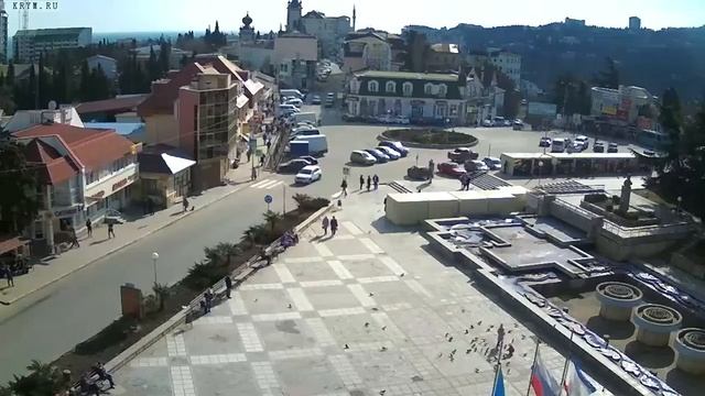 Вебкамера "Площадь Советская". Запись 22.02.2016 14:00:01