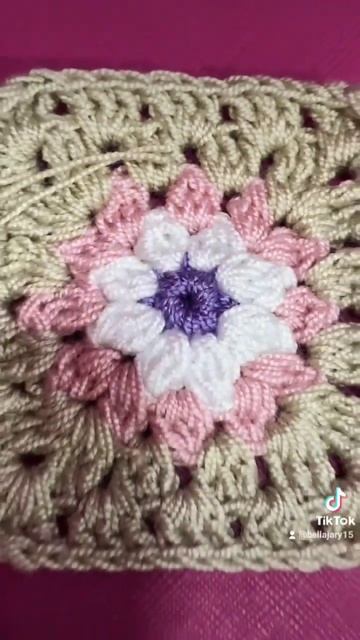 mochila granny🧶 #crochet #viral #parati