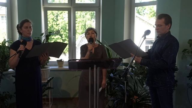 Любительский хор - "Бог мой храни меня"