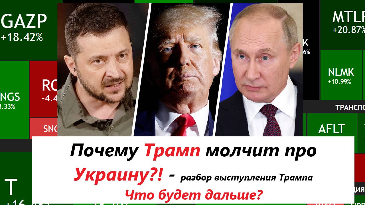 Почему Трамп молчит про Украину?! ► Что будет дальше? Разбор речи нового президента США