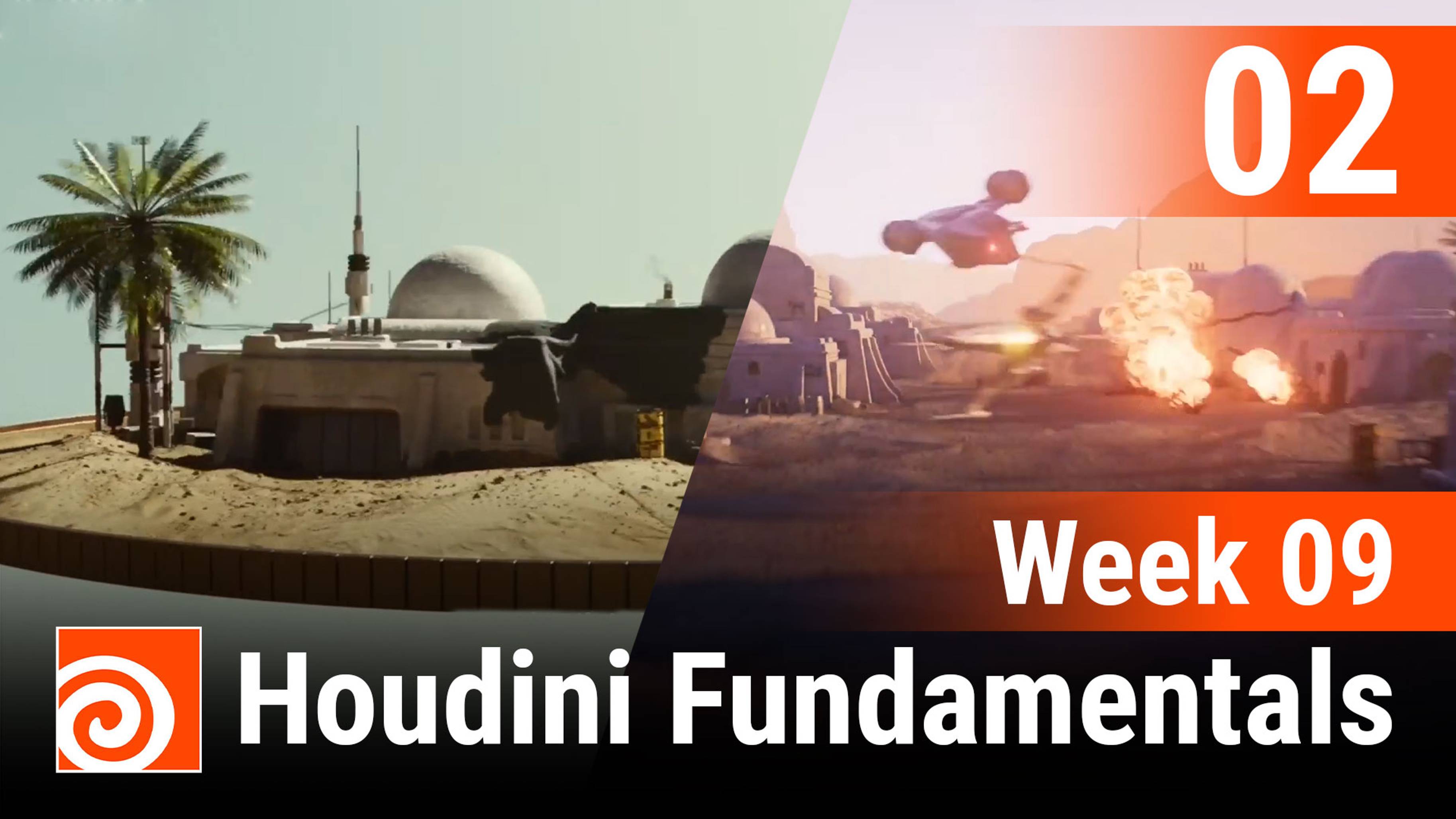 Week 09 - 02 - sop based flip - Houdini Fundamentals