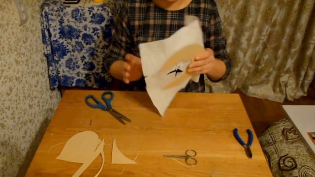 7. Снятие бисерной вышивки с подрамника. Финал сборки нимба.