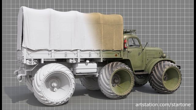 ЗИЛ-157Р_Тент