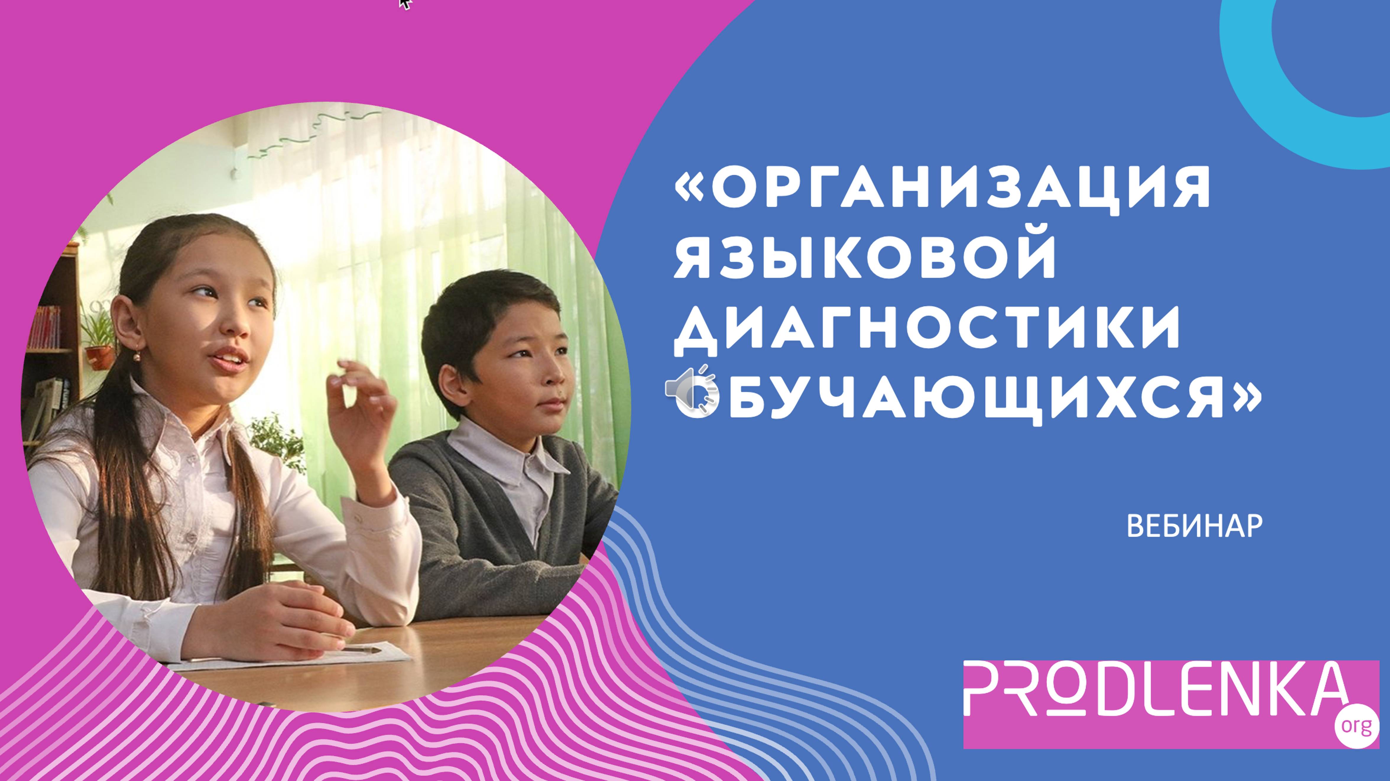 Вебинар «Организация языковой диагностики обучающихся»