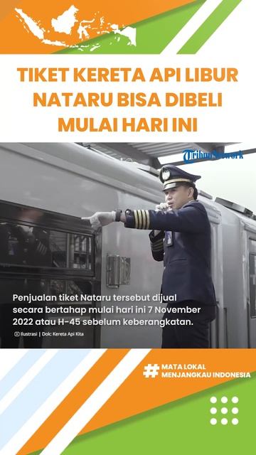 Kabar Baik! Tiket Kereta Api Libur Natal & Tahun Baru Bisa Dibeli Mulai Hari Ini, Cek Syaratnya