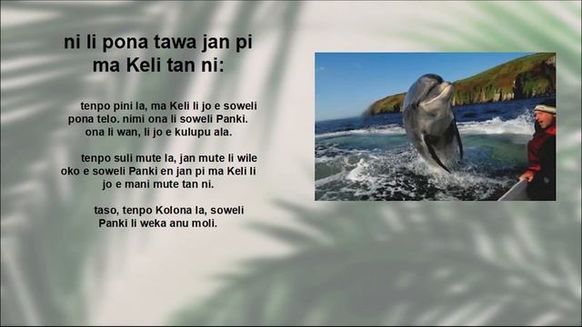 Toki Pona news weekly - seme li sin? nasin pi soweli suli telo