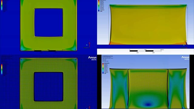 ANSYS LPBF Inherent Strain Mechanical on Cube