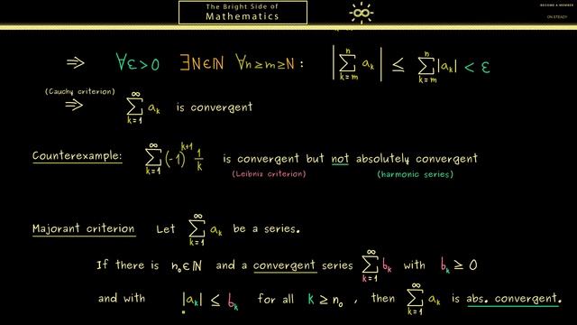 Real Analysis 19 | Comparison Test [dark version]