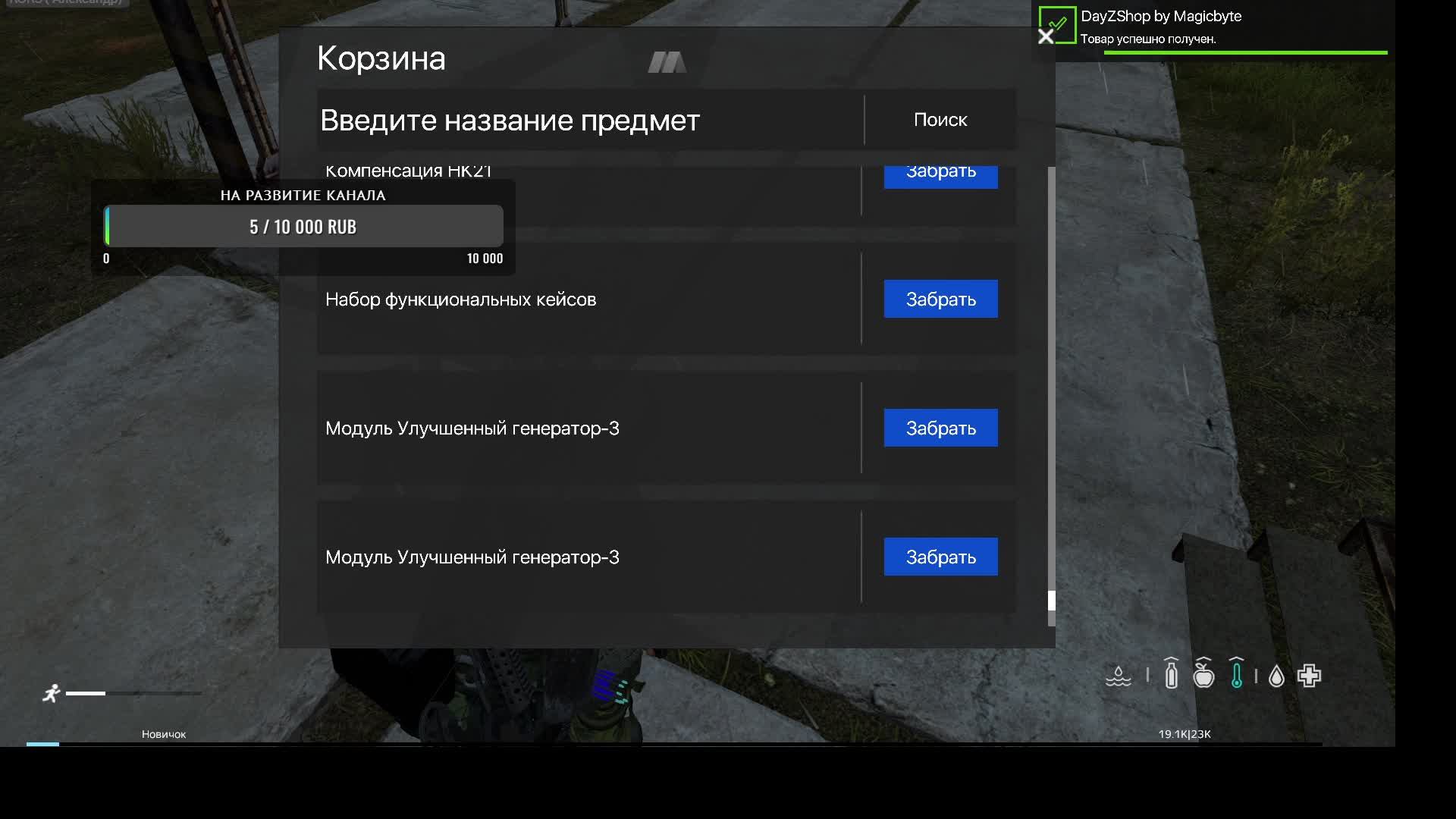 Выживание в Dayz