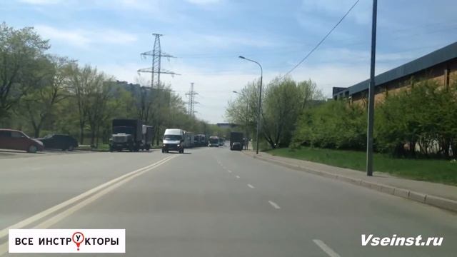 Лобненский экзаменационный маршрут ГИБДД