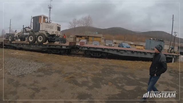 Отправка Автогрейдеров ДЗ-98В железной дорогой
