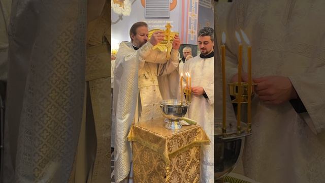 Великое освящение воды. Святое Богоявление. Крещение Господа Бога и Спаса нашего Иисуса Христа