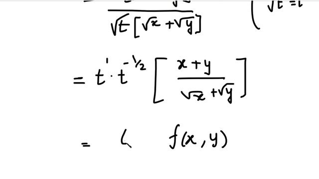 Functions of several variables # Euler's theorem # Problem in Tamil