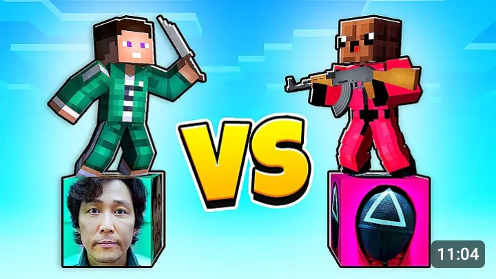 КАЛЬМАРНАЯ БИТВА: ИГРОК ЛАКИ БЛОК vs НАБЛЮДАТЕЛЬ ЛАКИБЛОК В МАЙНКРАФТ !