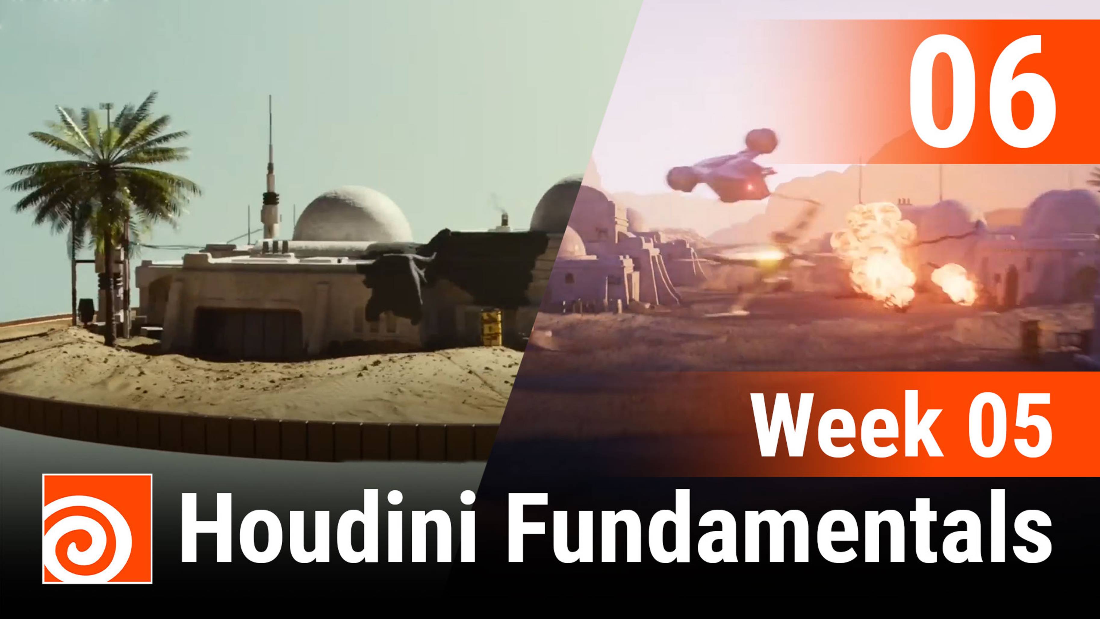 Week 05 - 06 - integrating the building using vops - Houdini Fundamentals