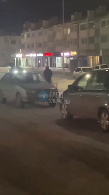 😳 Два коня весело резвятся на проспекте Туполева в Новом городе #ульяновск