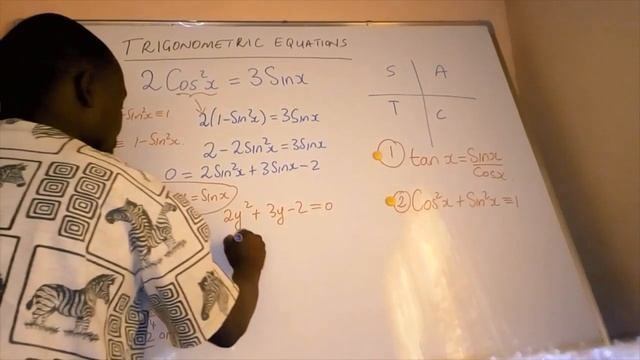 Trigonometric equations- Cambridge AS level