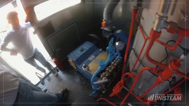 ППУ 1600/100 серии Unisteam-M  на шасси Урал 5557-80 бескапот со спальным местом