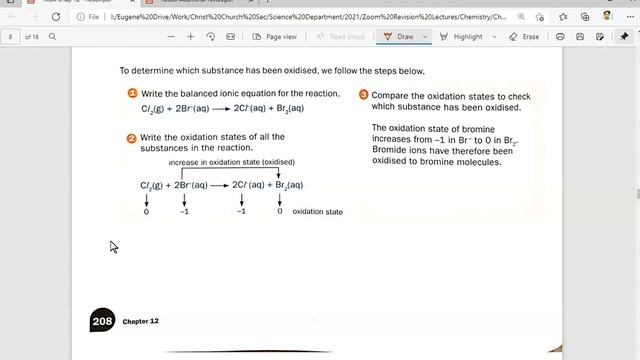 Chap 12  - Reduction and Oxidation (Redox)