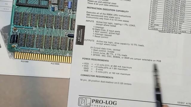 {75} Pro-Log PLS-881, reverse engineering a completely stripped single board computer