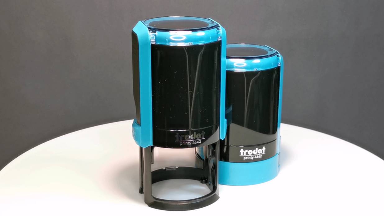 Trodat Printy 4642 4.0 NEW. КОРПУС БИРЮЗОВЫЙ