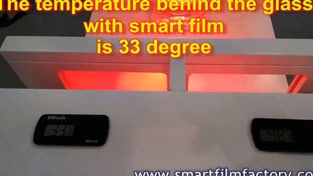 Smart Film Heat Insulation Demo