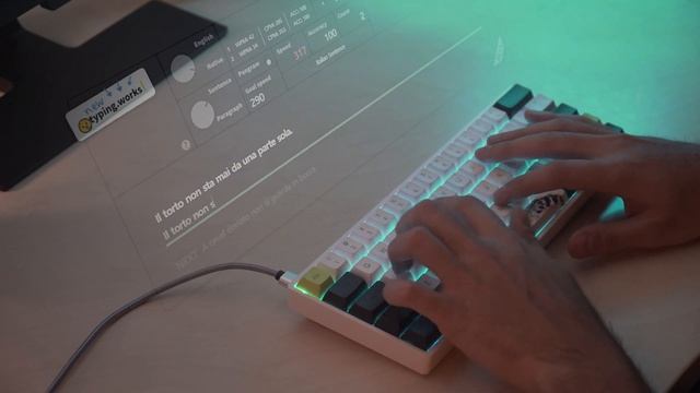 La Mia Tastiera Meccanica - Epomaker SK64 Panda Style | Sound Test (Gateron Optical Black)
