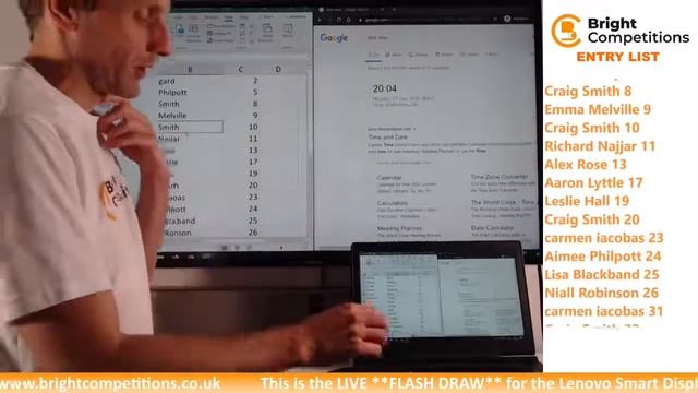 This is the LIVE **FLASH DRAW** for the Lenovo Smart Display with Google Assistant